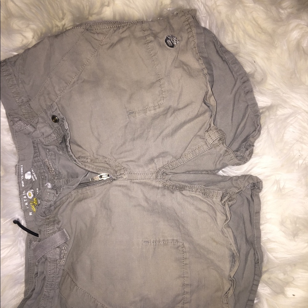 Light green shorts